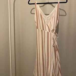 Midi Pink Stripe Dress